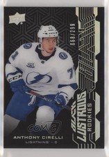 2018-19 SPx UD Black Lustrous Rookies 68/299 Anthony Cirelli #LR-AC f1h