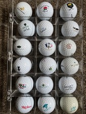 Lot of 18 Collectible Logo Golf Balls Golf Clubs, Resorts, US Open, PGA Events