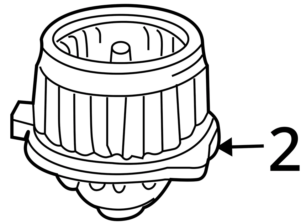 Toyota Camry 2002 soplador motor usado aire acondicionado 2,4 L 151 k millas OEM 615-58572 Foto 4 de 4