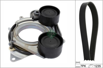 INA 529 0594 10 V Ribbed Belt Set Fits Mercedes A-Class B-Class Cla Gla Glb