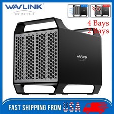 4 Bay/2 Bay Hard Drive Enclosure for 3.5"/2.5'' HDD/SSD Built-in Cooling Fans