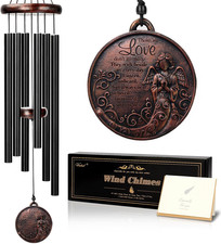 Memorial Wind Chimes, 32" Sympathy Bereavement Gift for Loss of Loved One