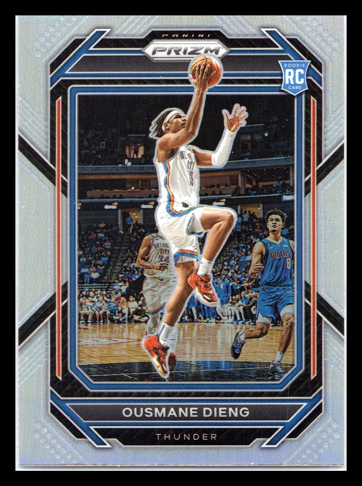 2022-23 Panini Prizm #224 Ousmane Dieng Prizms Silver Oklahoma City Thunder