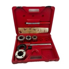 Super Ego 600 Pipe Threader Set 1 1/4,1, 3/4, 1/2 Tool With Carrying Case