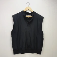 Zero Restriction VTG Mens Gore-Tex Black Golf Windbreaker Vest Sz S Classic