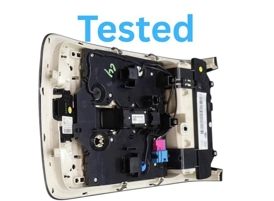 Luz de lectura domo delantero Audi A8 Quattro 11-18 con interruptor de techo corredizo 4H0959719 OEM Foto 3 de 4