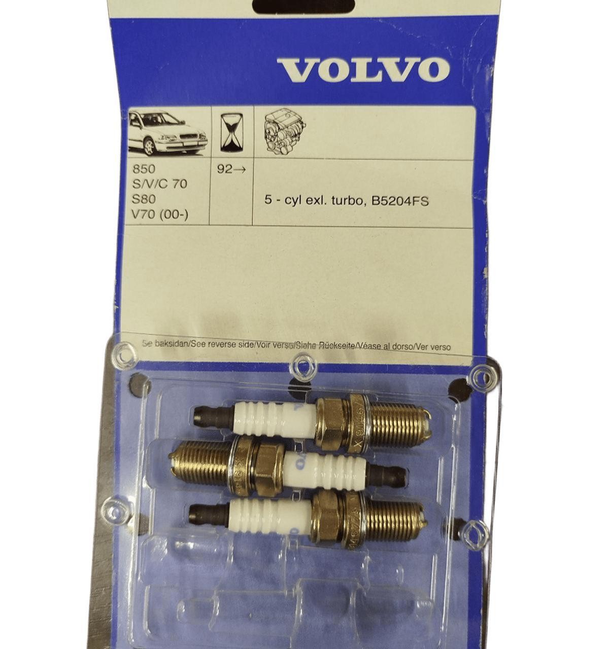 VOLVO Spark Plug Set For S60 S70 V70 C70 2.3 2.4 2.5 Genuine 8642660