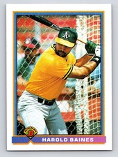 1991 Bowman - Harold Baines #231 Oakland Athletics Baseball Card