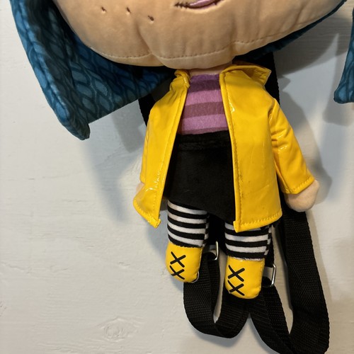 Coraline Plush 15” Mini Backpack Spencer’s 2023 NWT Rare - Picture 4 of 20