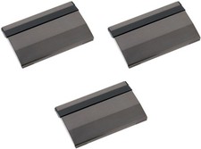 Set of 3 Business Card Case Holders With Brushed Metal Finish