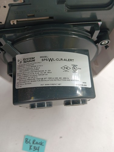 SENSORE DI SISTEMA Bianco SPSW-CLR-ALERT Nuovo-Vecchio Stock - Foto 7 di 7