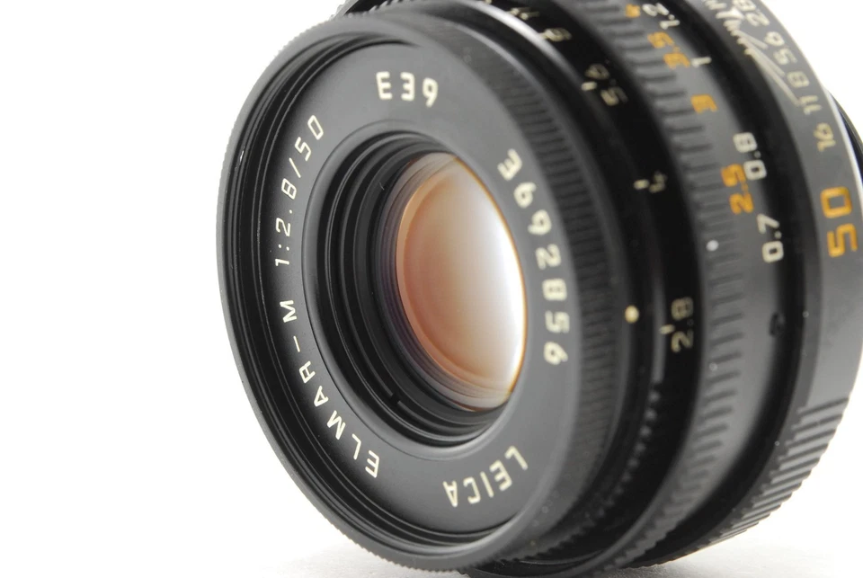 [Exc+5] Leica ELMAR-M 50mm f/2.8 E39 For Leica M mount Black Lens From JAPAN - Image 2 of 4