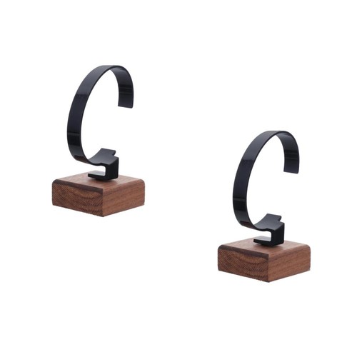 2 Count Watch Display Stand Mens Holder Showcase Organizer for Support - Imagen 11 de 12