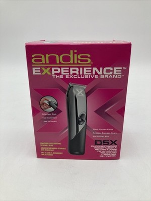 Andis Experience D5X Clipper & Trimmer Model 23810 Black Chrome Finish New NIB