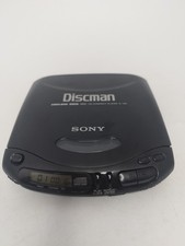 Vintage Sony Discman D-140 Personal CD Player 1bit DAC Mega Bass Black Walkman