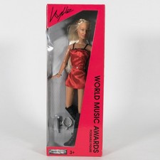 Kylie Minogue 2003 World Music Awards Poseable Doll Figure Jakks
