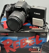 Canon EOS Rebel T1i Camera Kit w/ Canon EFS 18-55mm Zoom Lens With Box
