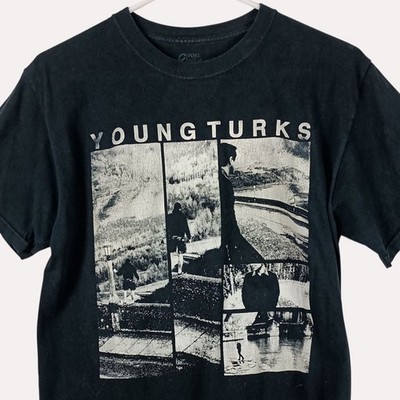 Young Turks Band T Shirt Mens M Black Punk Grunge Hardcore Indie PNW