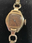 Vintage Rolex 14k Solid Gold W/ 12k G F Bracelet Lady’s Works
