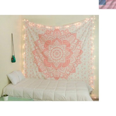 Tapestry Hippie Mandala Wall Hanging Bohemian Bedspread Throw Decor Dorm