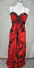 Vintage Y2K Aspeed Dress Lg Red Maxi Babydoll sequence