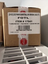 2024-25 Panini Obsidian Basketball NBA FOTL 12 Box Hobby Case Factory Sealed
