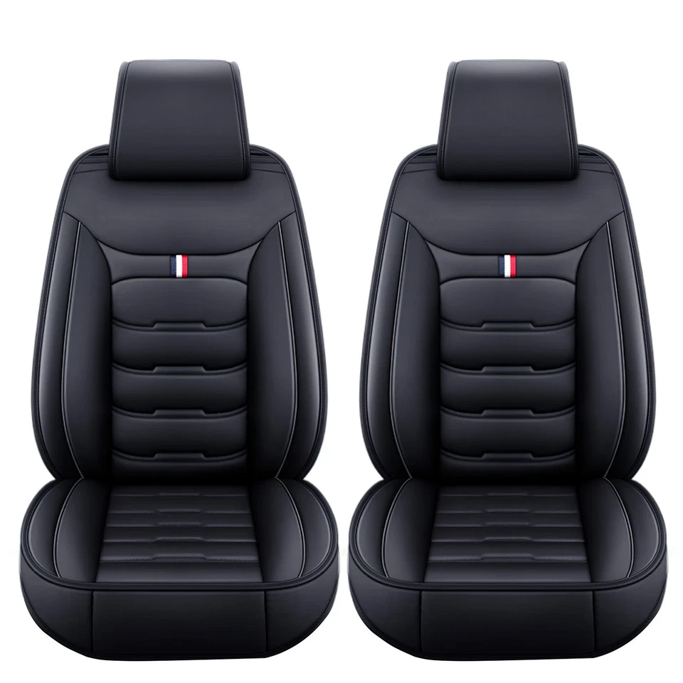 For Chevy Camaro Front Car Seat Cover Leather Full Set Cushion Pad Mat Foto 2 de 4