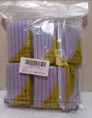 120 pcs PVA Compressed Facial Sponge Makeup Removal Wash Face Sponge Pads Purple