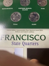 2012-S National Parks Quarters BU Coin Set 25c Panel San Francisco Mint State