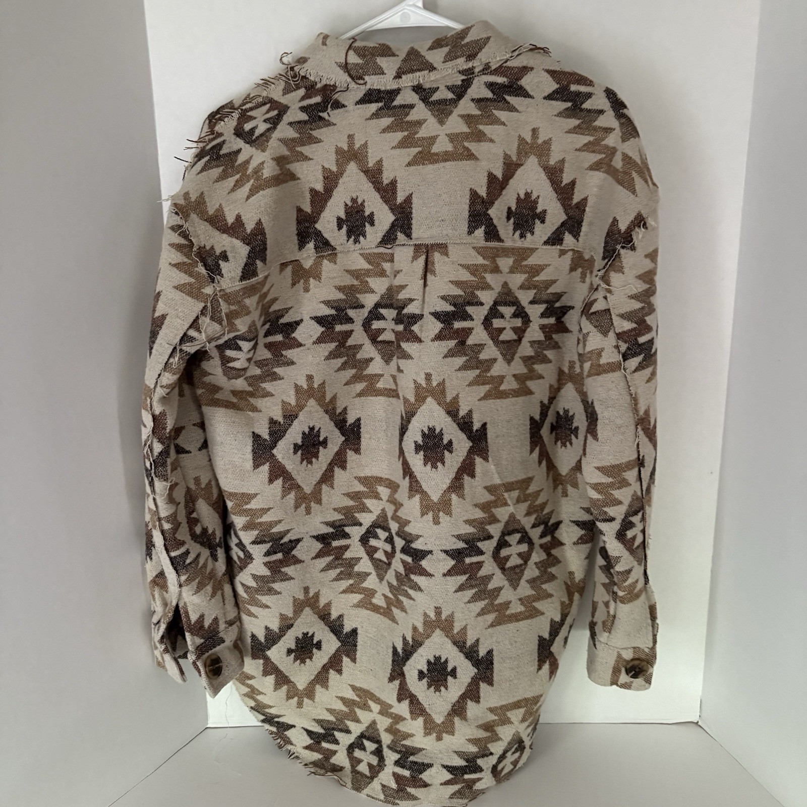 Fall Aztec Brown Shacket Jacket  Button Up Women’… - image 7
