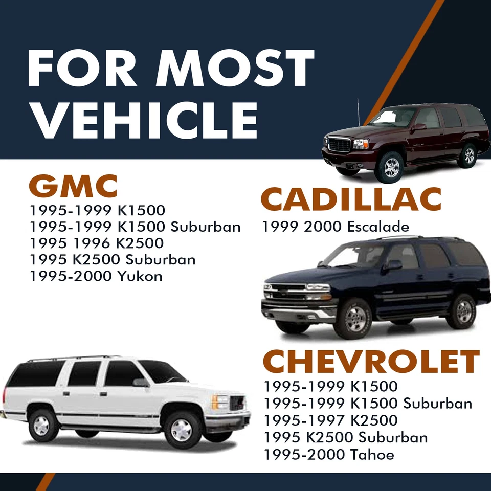 Brazo de control superior 3 piezas FR rótula-buje de rueda-amortiguador para 1995 GMC K2500 Suburban Foto 2 de 4