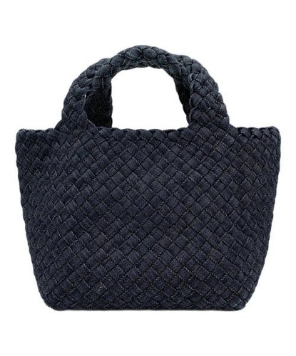FALORNI Handbags Navy x Orange