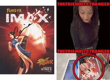 Callina Liang signed "STREET FIGHTER" 8x10 Photo EXACT PROOF m SEXY Chun-Li COA