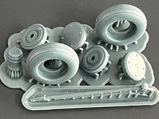 Phase Hangar 1/48 48243 TBD Devastator Wheels & Tailhook (Hobby Boss, GWH)