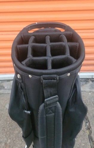 *TADELLOS* IZZO Ultra-Lite 14-WAY Single Strap GOLF CART BAG, schwarz - Bild 7 von 7