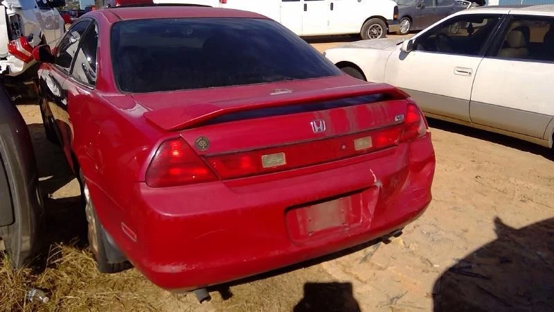 1999-2002 Honda Accord Right Passenger Side View Power Mirror Door Red Oem - Image 4 of 4