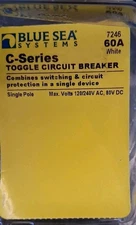 -NEW- Blue Sea Systems 7246, Single Pole Circuit Breaker 60 Amp