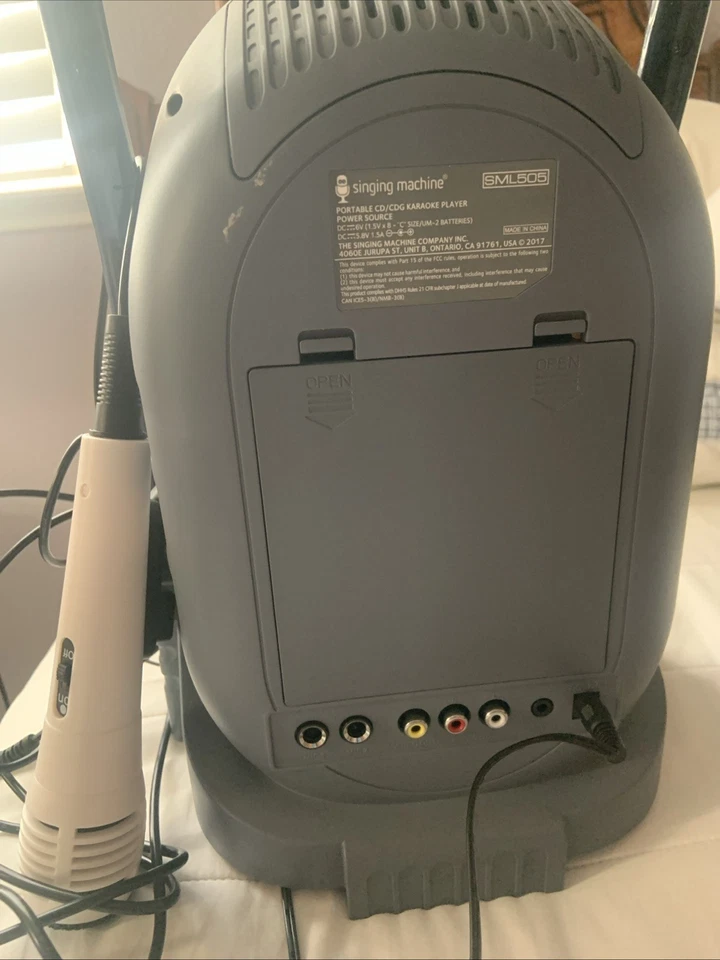 Máquina de canto Classic Series SML505 máquina de karaoke portátil reproductor de CD Foto 4 de 4