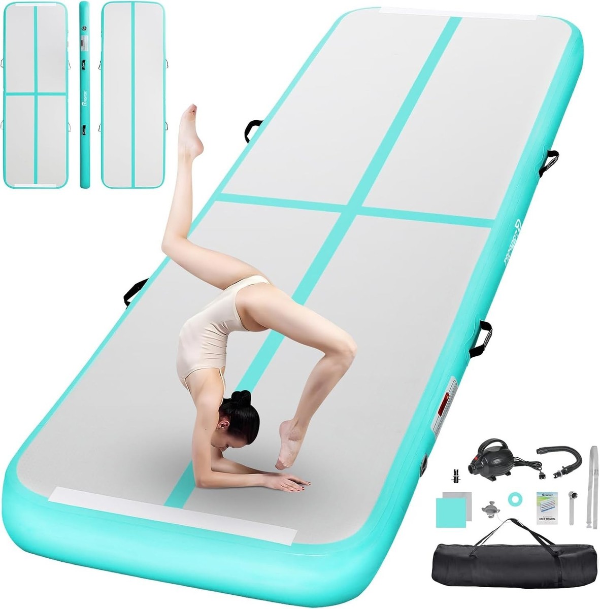 Inflatable Air Gymnastics Mat Training Mats 4/8 inches Thickness