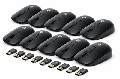 Posten 10x HP SM-2064 Kabellose Maus mit USB-Empfänger Batterien enthalten Neu