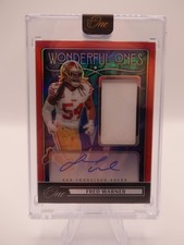 Fred Warner 2024 Panini One Prizm Wonderful Ones Signed No. 368 Card 19/60