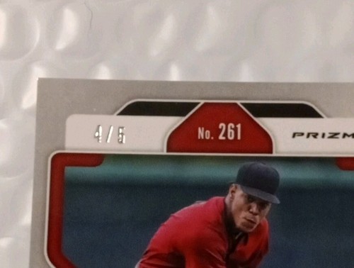 LUIS FRIAS 2022 Panini Prizm Forest Green Flash 4/5 SP #261 Arizona Diamondbacks - Picture 3 of 3