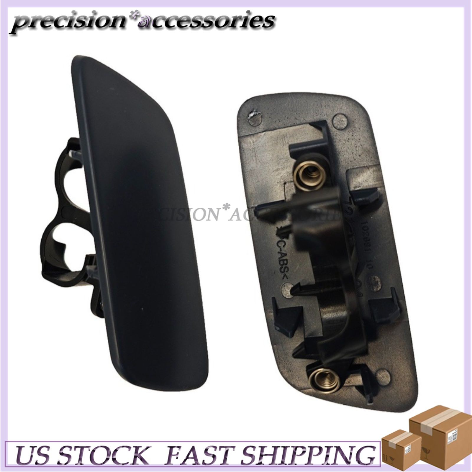 Pair Front Headlight Washer Cap For 10 11 12 13 14 15 16 17 18 Rolls-Royce Ghost