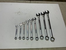 Vtg Craftsman 9 Pc V Older Style Combination Wrench Set 716-1 Usa Made Vtg Craftsman 9 Pc V Older Style Combination Wrench Set 716-1 Usa Made