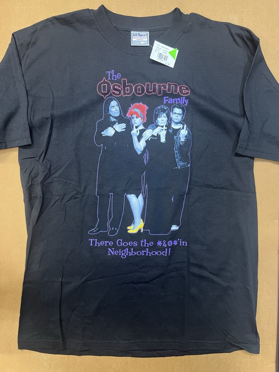 Vintage Y2K Ozzy Osbourne Family Shirt Large NWT There Goes