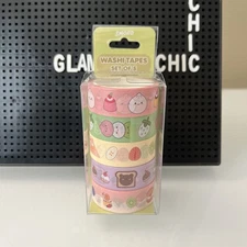 NIB Smoko Desserts Tape Set of 5 - Lil B Dumpling Tayto Potato Bear