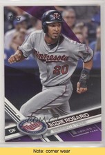 2017 Topps Toys R Us Purple Eddie Rosario #201 READ h3a