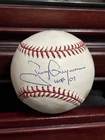 Tony Gwynn Inscribed HOF 07 Signed Selig OMLB Baseball PSA COA Padres Autograph