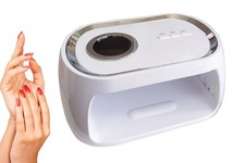 Lampada led uv per unghie sensore 48w fornetto display timer manicure te-b0349
