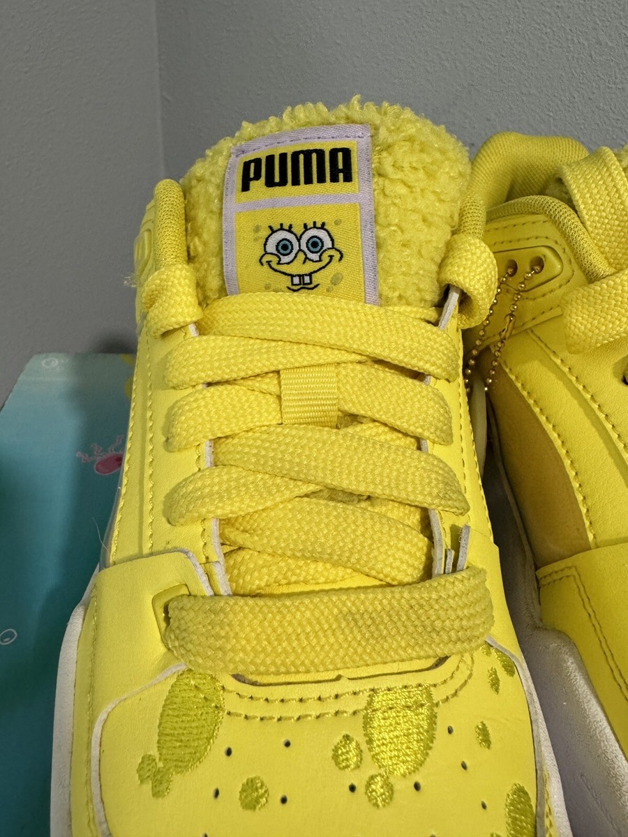 NEW Puma x Slipstream Spongebob Sneakers Shoes Kids Boys Yellow